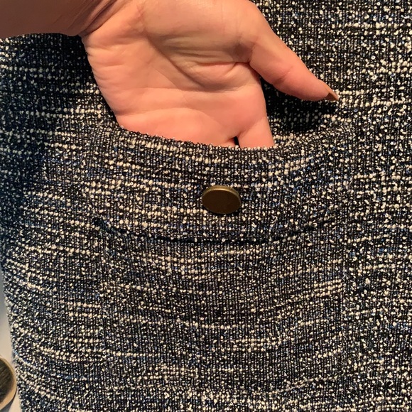 NWT LOFT plus textured shift dress with pockets - Picture 2 of 5